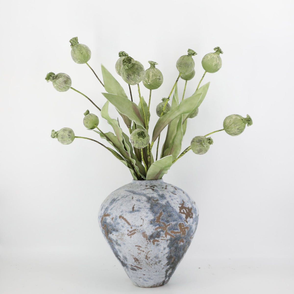 Tallos artificiales de 39" para decoración del hogar, eventos y escaparates - Verde