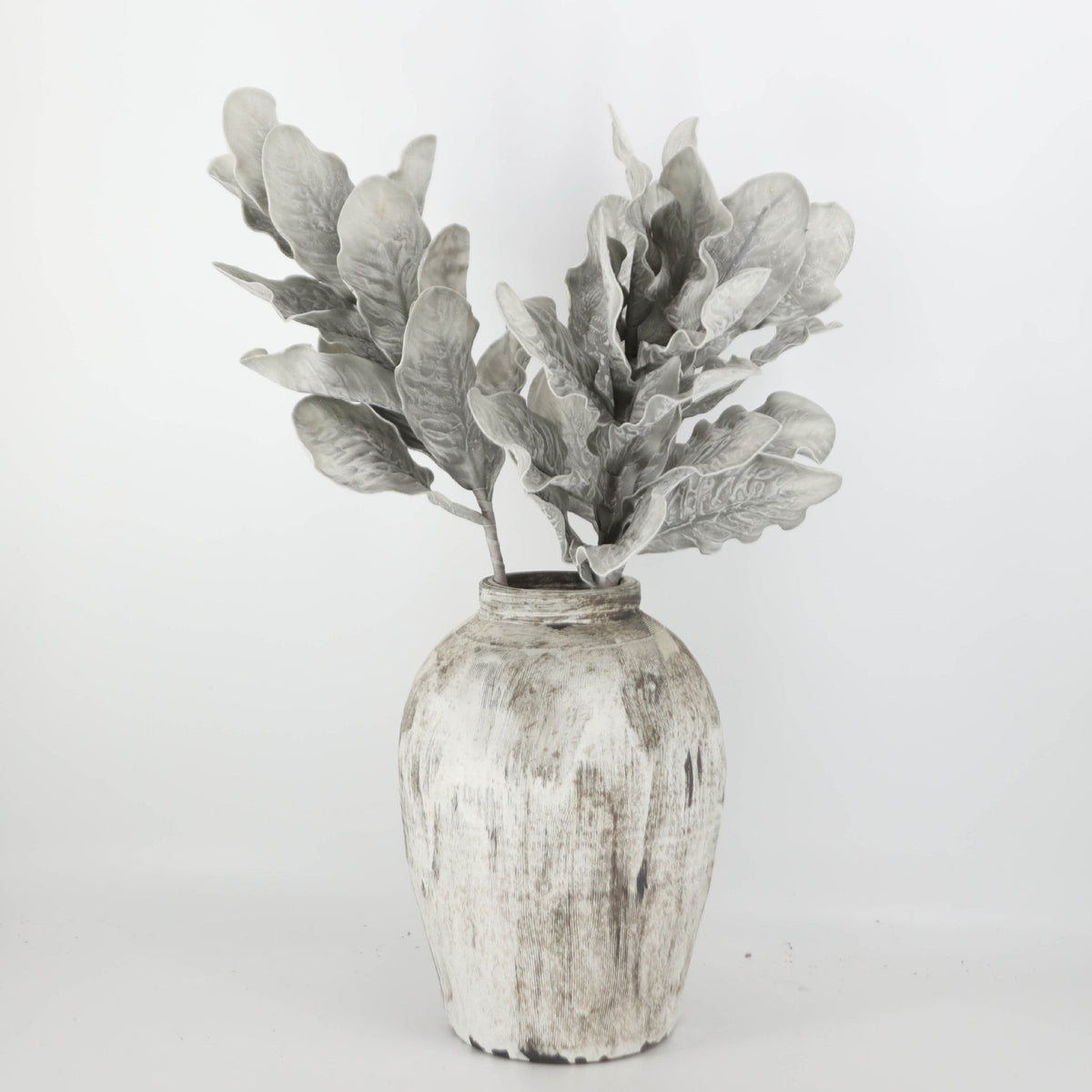 Tallos artificiales de 39" para decoración del hogar, eventos y escaparates - Gris