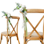 Rosas artificiales para bodas y eventos - Blanco
