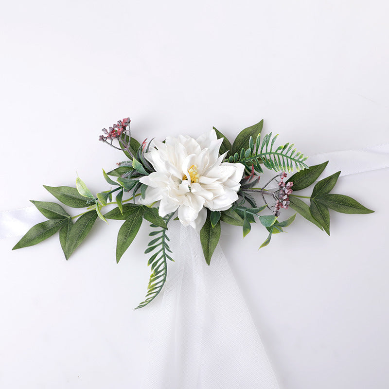 Dalias artificiales para bodas y eventos - Champán