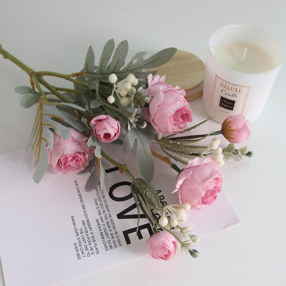 Rosas artificiales de 21" para bodas y eventos