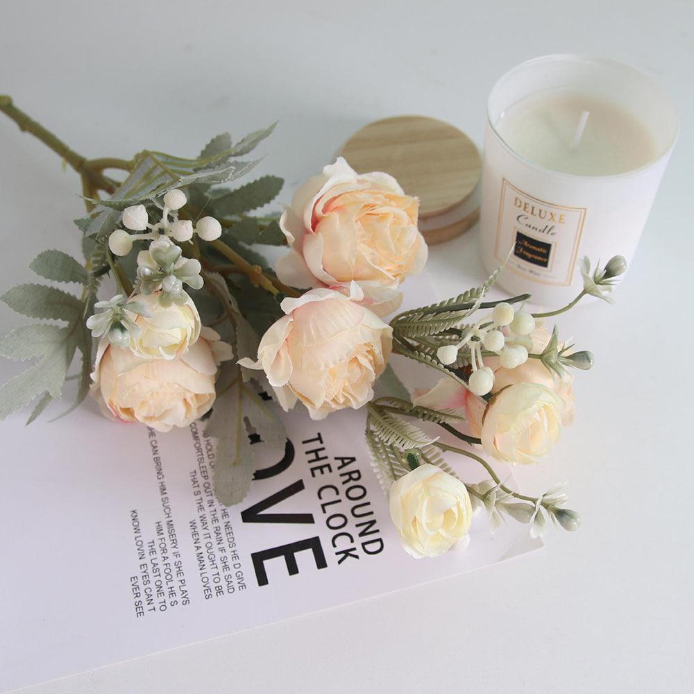 Rosas artificiales de 21" para bodas y eventos - Rosa core