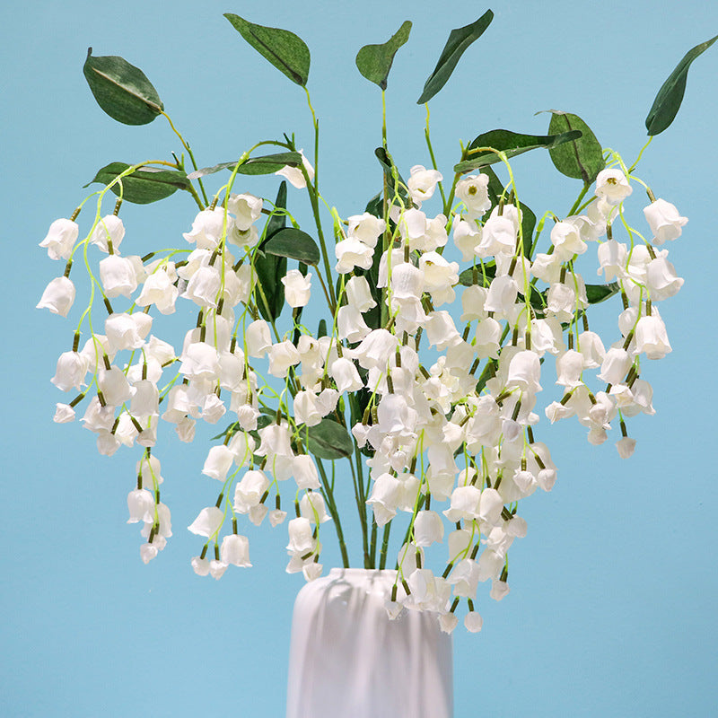 Orquídeas artificiales de 39" para jardín, balcón y terraza - Rosa
