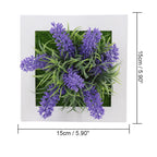 Flores artificiales para decoración de interiores