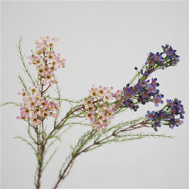 Flores artificiales de 31" para bodas y eventos - Azul morado
