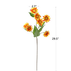 Girasoles artificiales de 29" para bodas y eventos