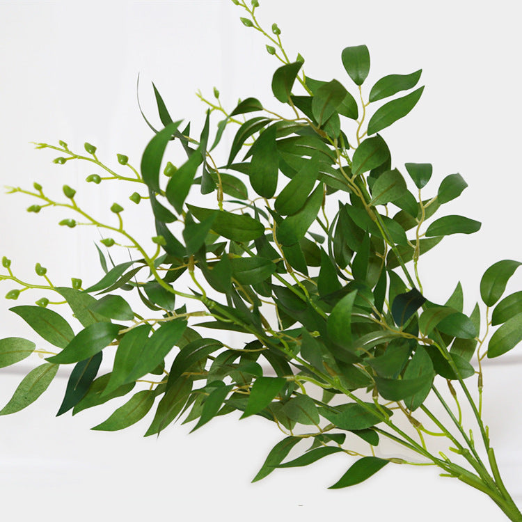 Arbusto artificial de 21" para jardín, balcón y terraza - Blanco