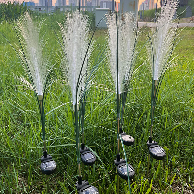 Hierba de la pampa artificial con resistencia a los rayos UV de 36" para jardín, balcón y terraza