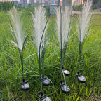 Hierba de la pampa artificial con resistencia a los rayos UV de 36" para jardín, balcón y terraza