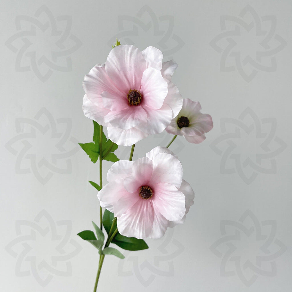 Ranúnculos artificiales de 15.7" para bodas y eventos - Blanco-rosa