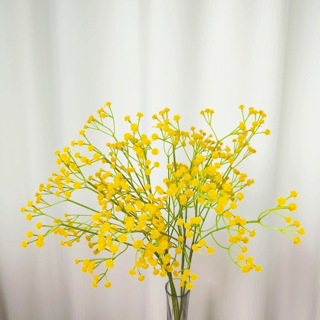 Paniculata artificial con tacto real de 23.6" para jardín, balcón y terraza - Burdeos