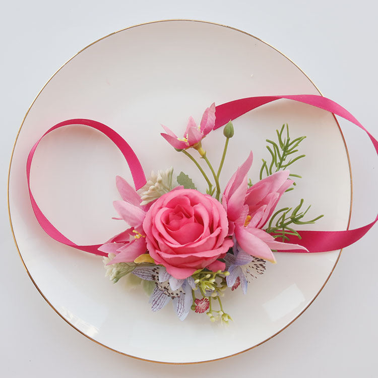 Rosas artificiales de 6" x 5" para bodas y eventos