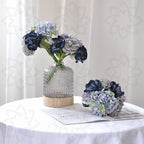Hortensias artificiales de 11" para bodas y eventos - Coral/dusty rose