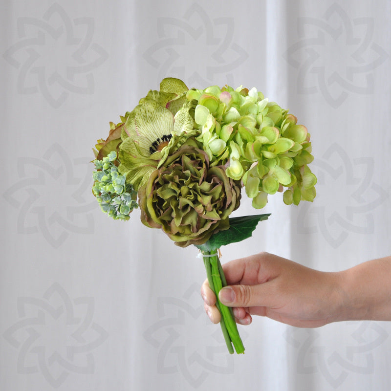 Hortensias artificiales de 11" para bodas y eventos