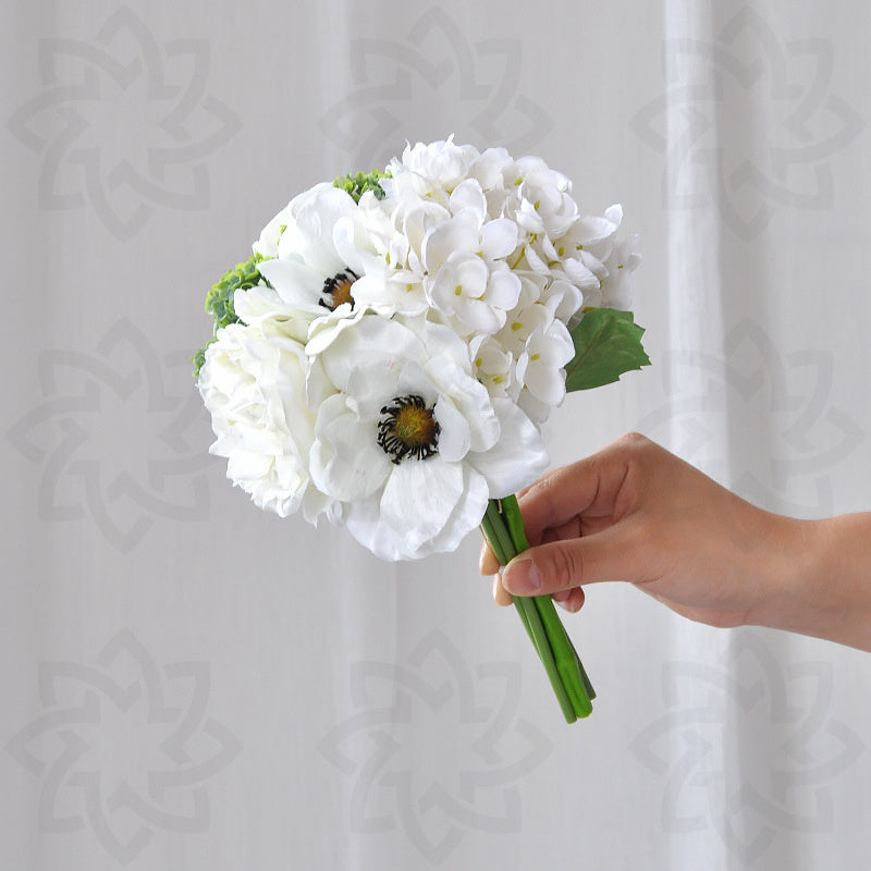 Hortensias artificiales de 11" para bodas y eventos