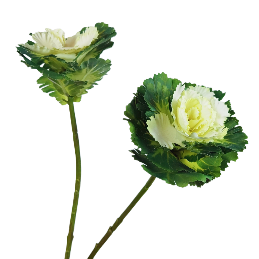 Rosas artificiales de 16" x 6" para bodas y eventos - Morado-verde