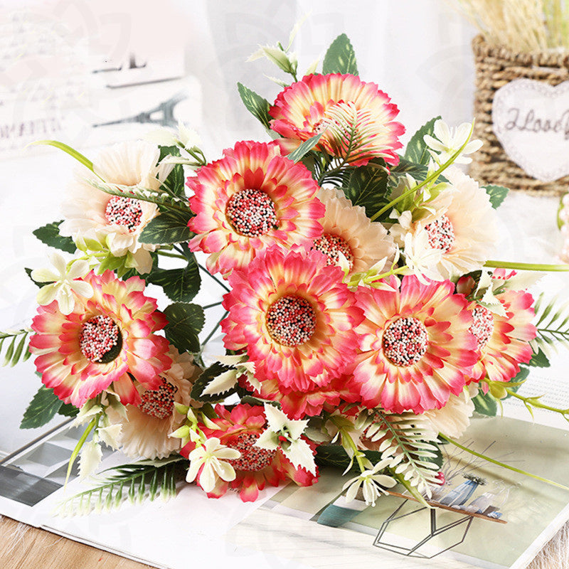 Margaritas artificiales de 11.8" para arreglos florales y proyectos DIY