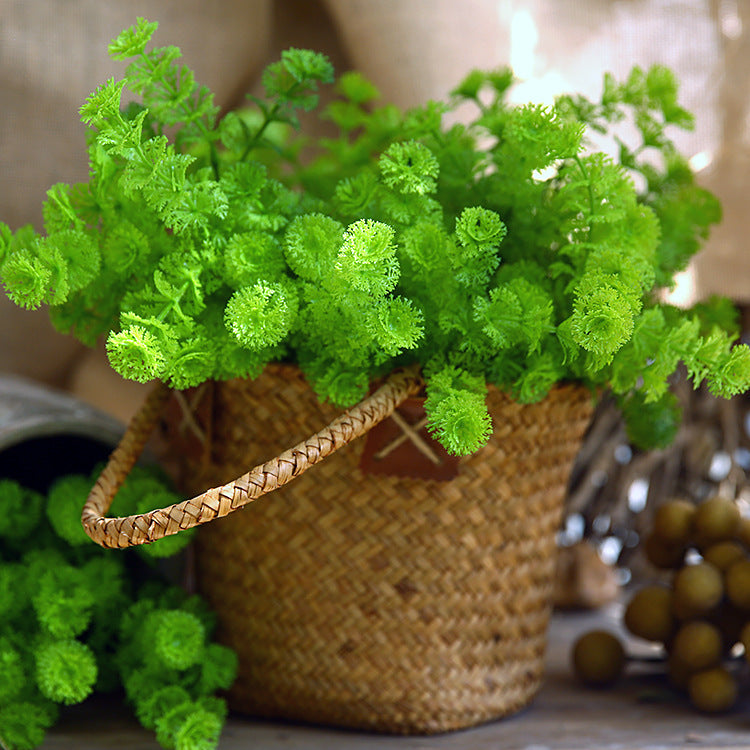 Arbusto artificial de 13" para bodas y eventos - Verde