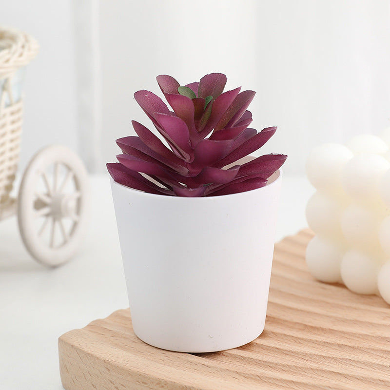 Rosas artificiales de 5" para decoración de interiores - 17
