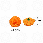Claveles artificiales de 2" x 2" para bodas y eventos - Rosa 1 pieza