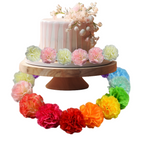 Claveles artificiales de 2" x 2" para bodas y eventos - Naranja 1 pieza