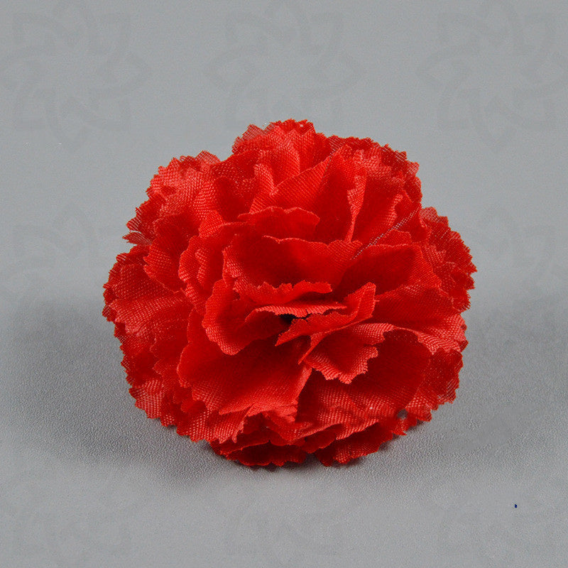 Claveles artificiales de 2" x 2" para bodas y eventos - Dusty morado 1 pieza
