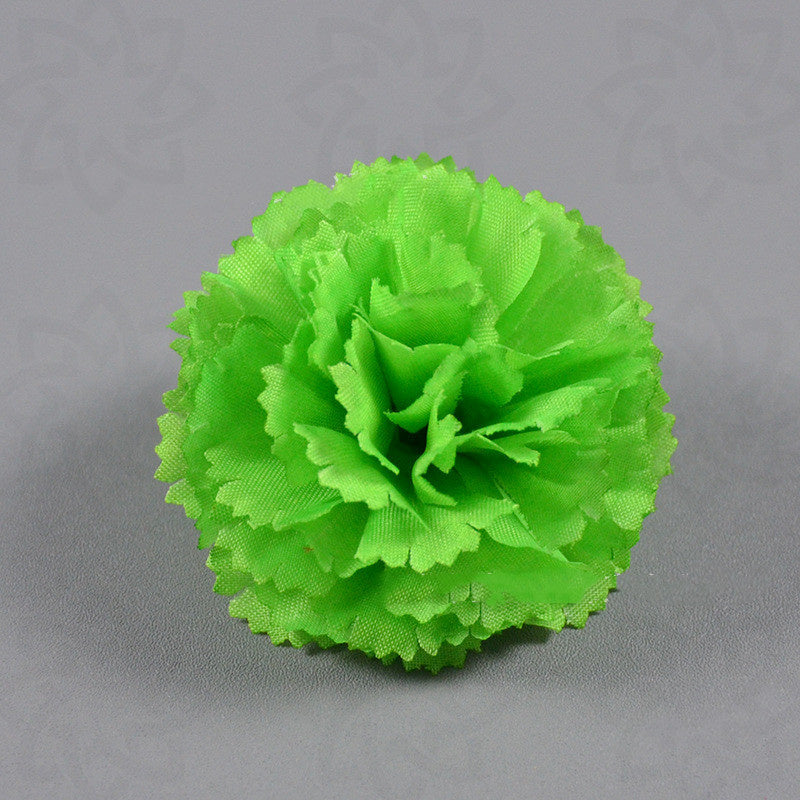 Claveles artificiales de 2" x 2" para bodas y eventos - Rojo 1 pieza