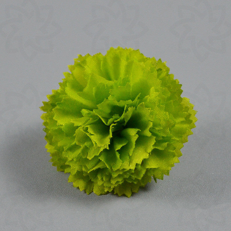 Claveles artificiales de 2" x 2" para bodas y eventos - Rojo 9+3 piezas
