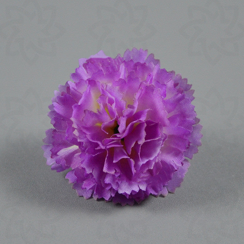 Claveles artificiales de 2" x 2" para bodas y eventos - Light morado 1 pieza