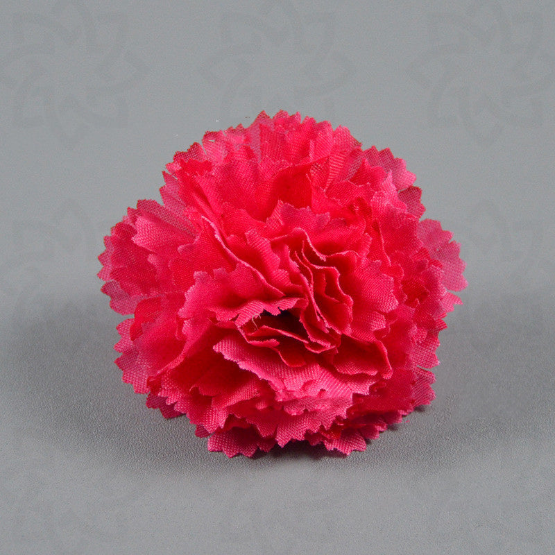 Claveles artificiales de 2" x 2" para bodas y eventos - Amarillo 9+3 piezas