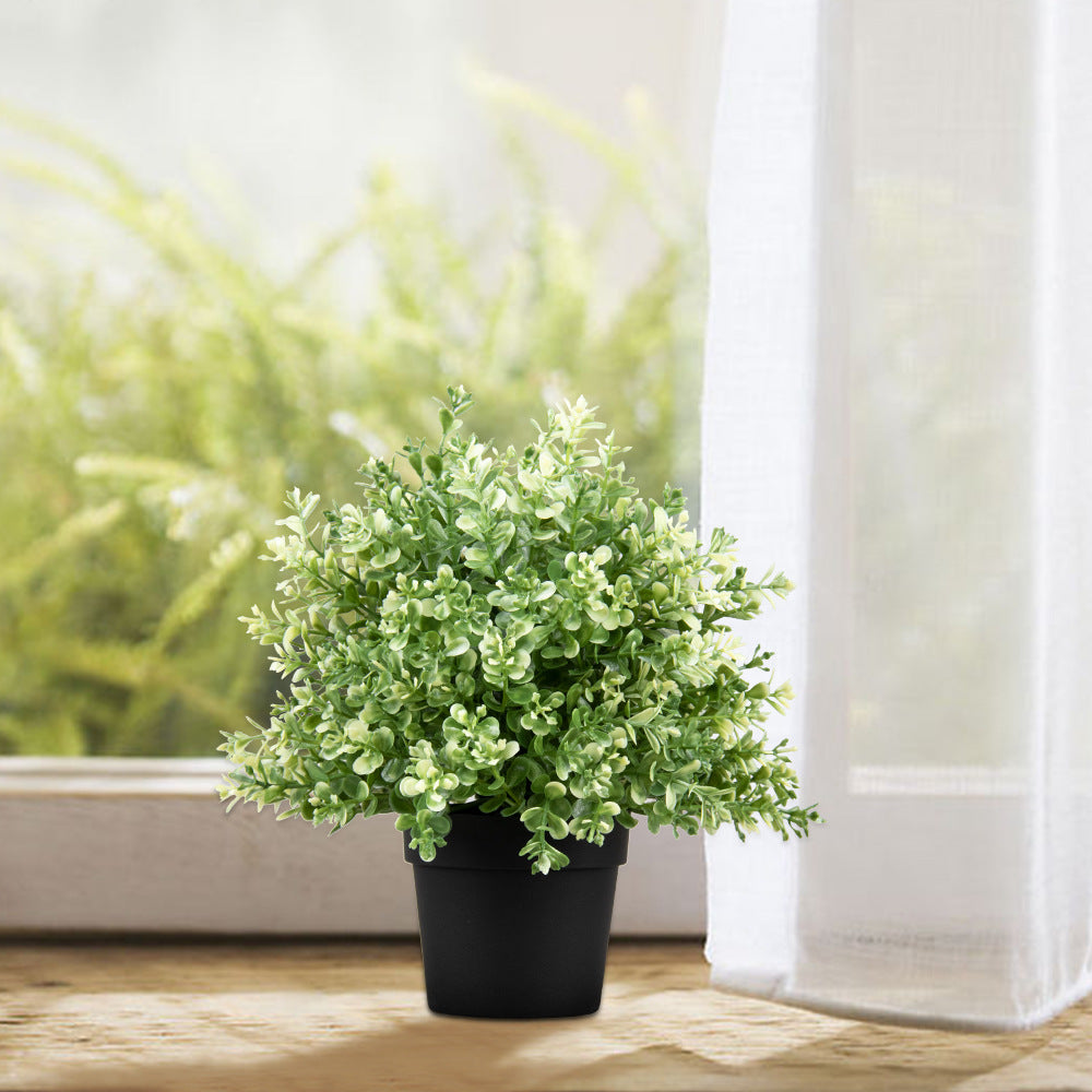 Planta artificial en maceta de 9" para bodas y eventos - Light verde