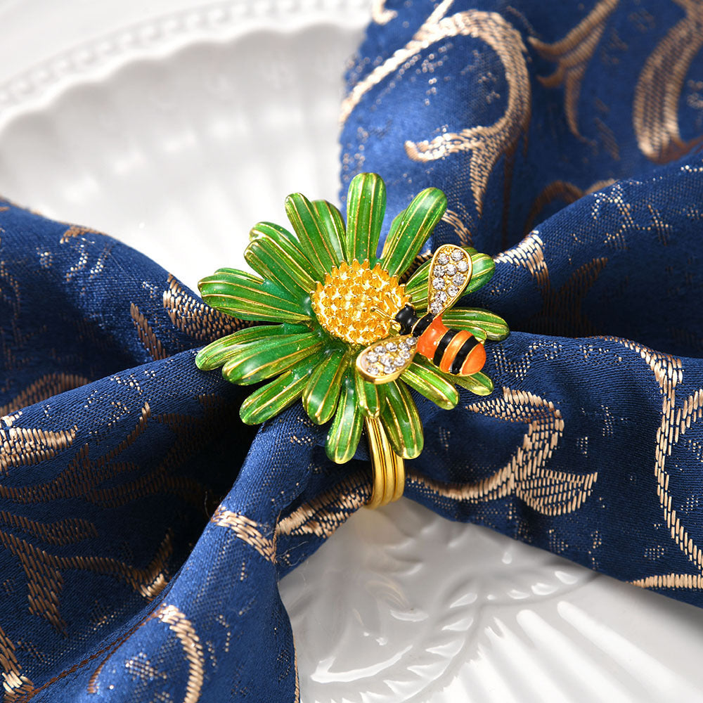 Margaritas artificiales 12 piezas para bodas y eventos - Azul