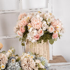 Margaritas artificiales de 11" x 4" para bodas y eventos - Blanco