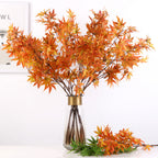 Hojas de arce artificiales de 35" para bodas y eventos - Verde