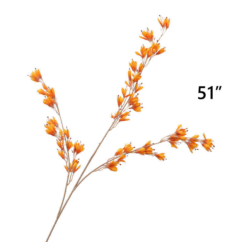 Tallos artificiales para bodas y eventos - 4 Naranja