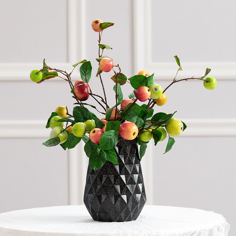 Tallos artificiales de 18" para bodas y eventos - Degradado verde 3 piezas