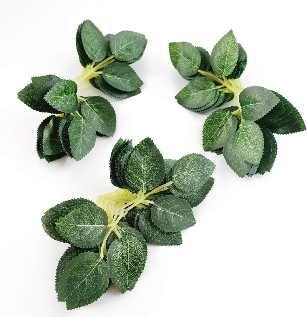 Rosas artificiales de 1" x 1" 100 piezas para bodas y eventos