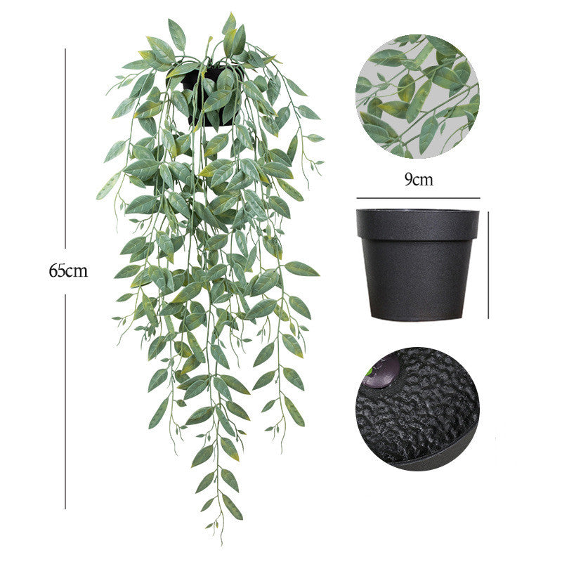 Eucalipto artificial con resistencia a los rayos UV para jardín, balcón y terraza - Verde 7