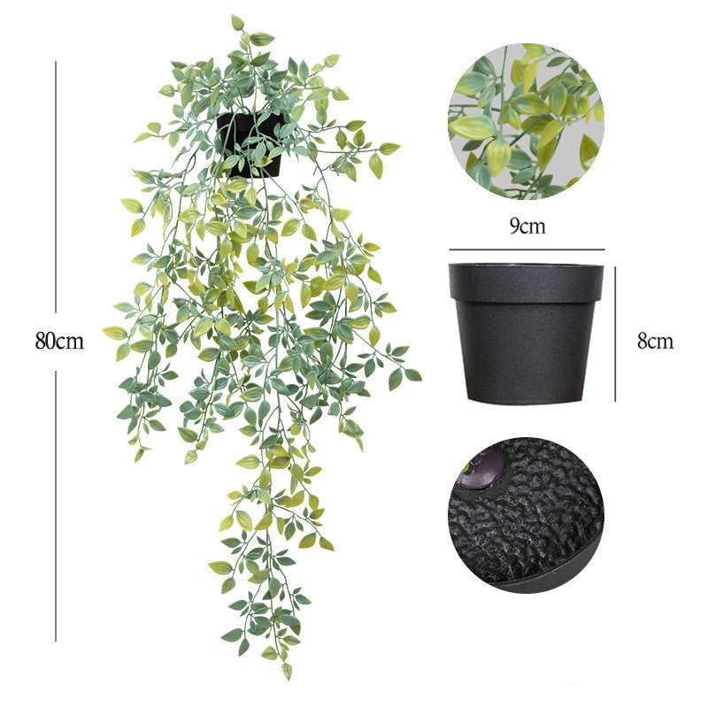 Eucalipto artificial con resistencia a los rayos UV para jardín, balcón y terraza - Verde 5