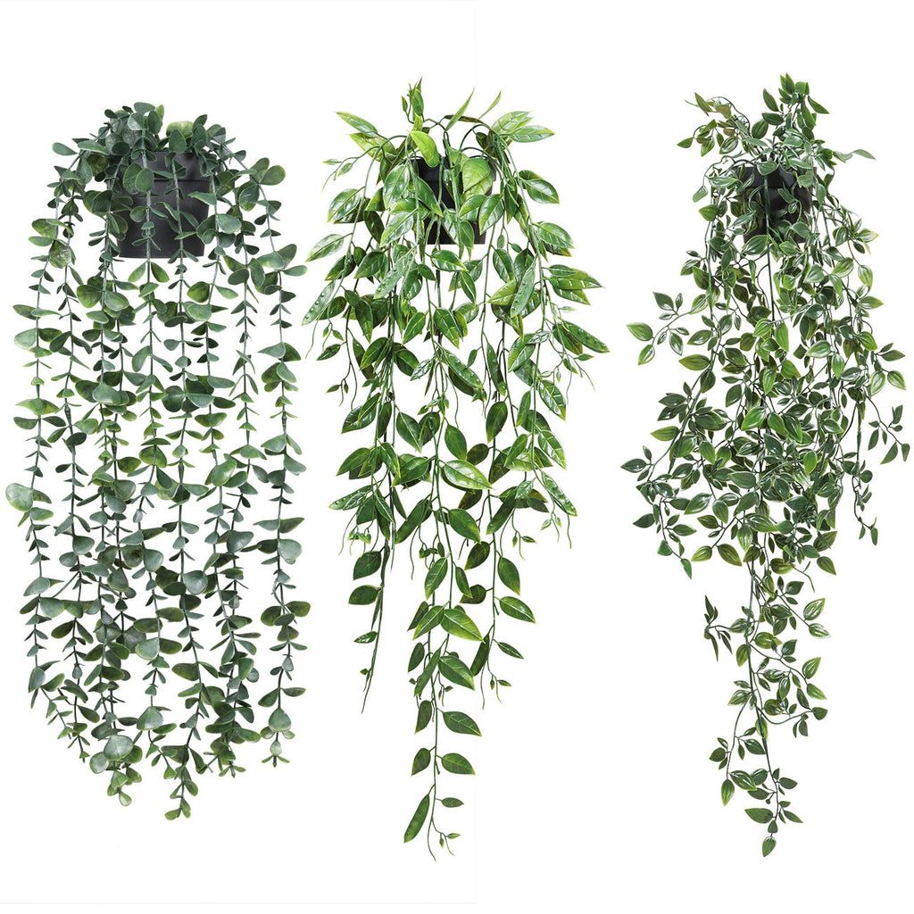 Eucalipto artificial con resistencia a los rayos UV para jardín, balcón y terraza - Verde 1