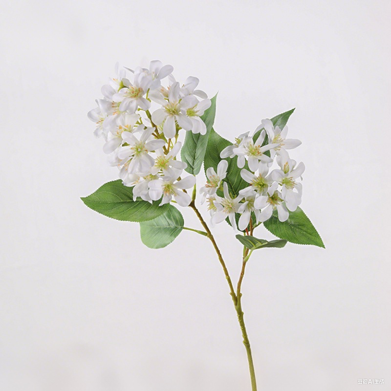 Tallos artificiales de 27.9" para decoración de interiores - Blanco