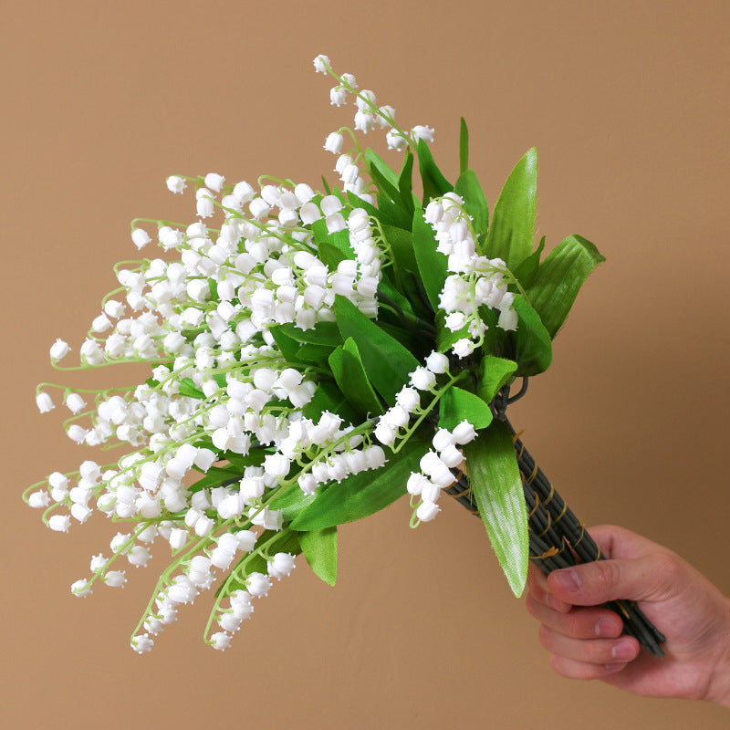 Lirios artificiales de 14" x 8" 15 piezas para bodas y eventos