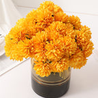 Ramo artificial de 8" x 6" para bodas y eventos - Naranja