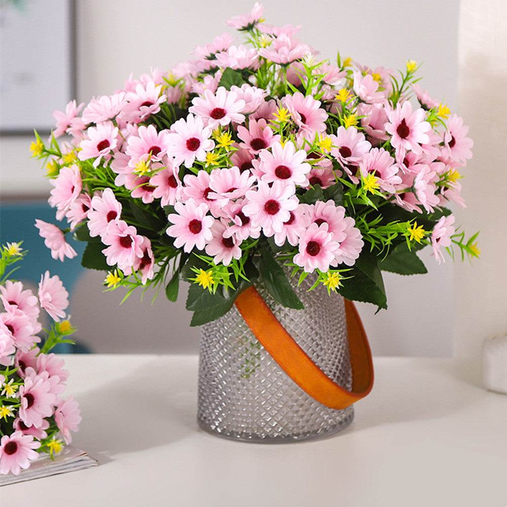 Margaritas artificiales de 11.8" para bodas y eventos - Rosa claro