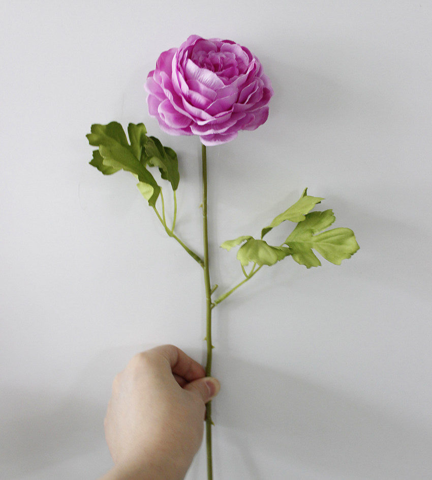 Ranúnculos artificiales de 17" para bodas y eventos