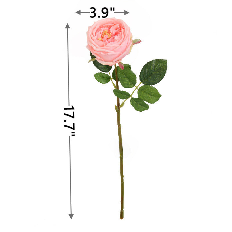 Rosas artificiales con tacto real de 18" para bodas y eventos