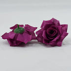 Rosas artificiales de 3" x 3" para bodas y eventos