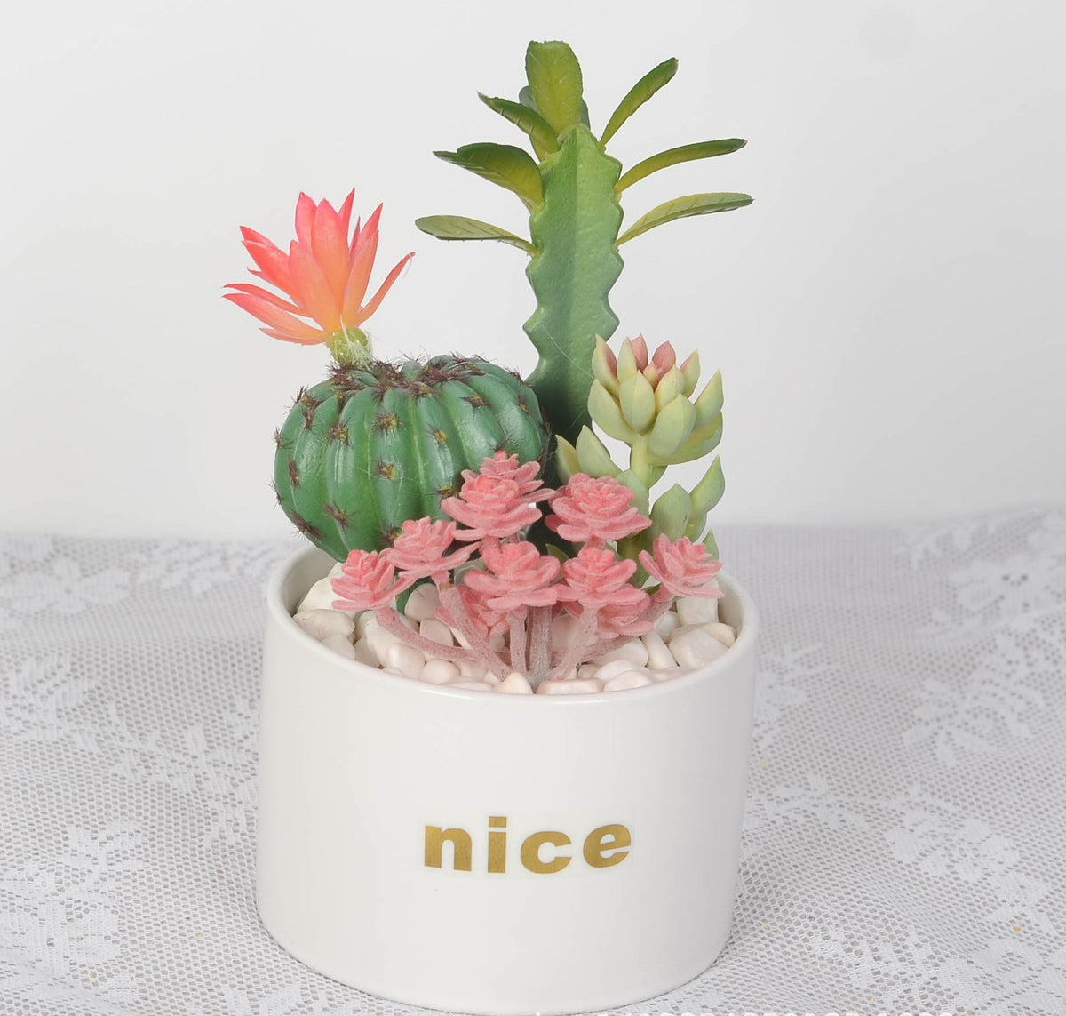 Planta artificial en maceta para decoración de interiores - 11