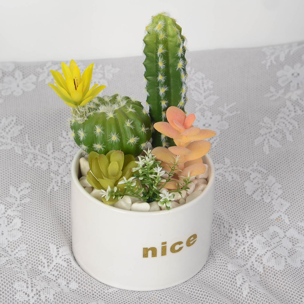 Planta artificial en maceta para decoración de interiores - 12