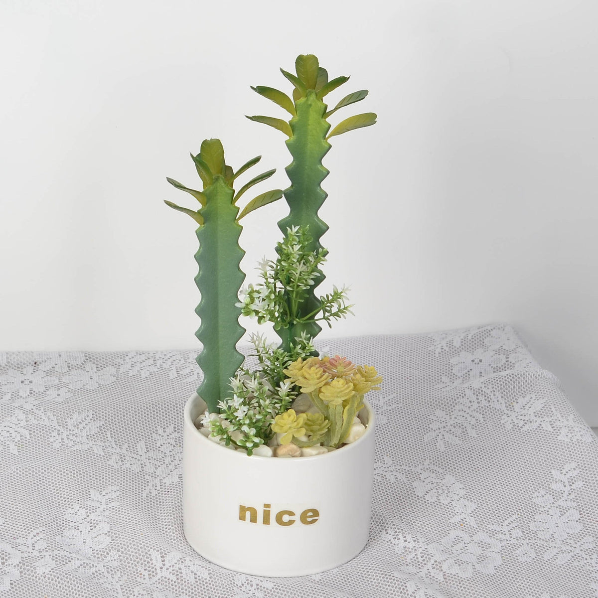 Planta artificial en maceta para decoración de interiores - 13